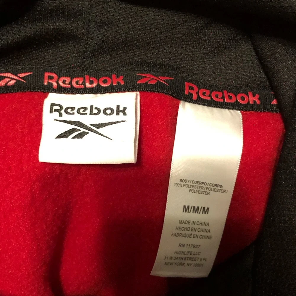 Reebok Red Training Essentials Big Logo Hoodie (M)